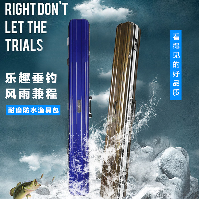 Fish pole pack 1 35 m Fishing gear pack with long bar bag bag waterproof aluminum frame pole pack fishing pack