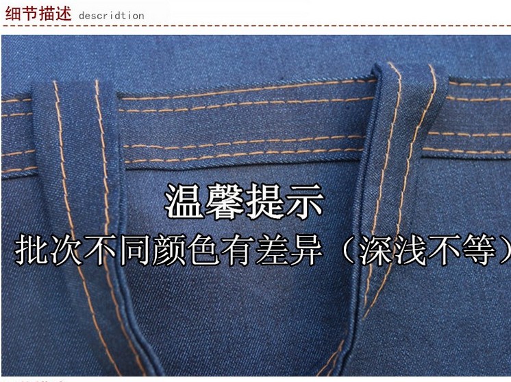 Túi vải denim dày lớn tinh khiết di chuyển túi quá khổ túi duffel túi kiểm tra túi đóng gói với túi du lịch túi xách du lịch thể thao