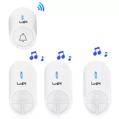 One-to-three wireless home doorbell long-distance AC doorbell electronic remote control doorbell old man scream intelligent