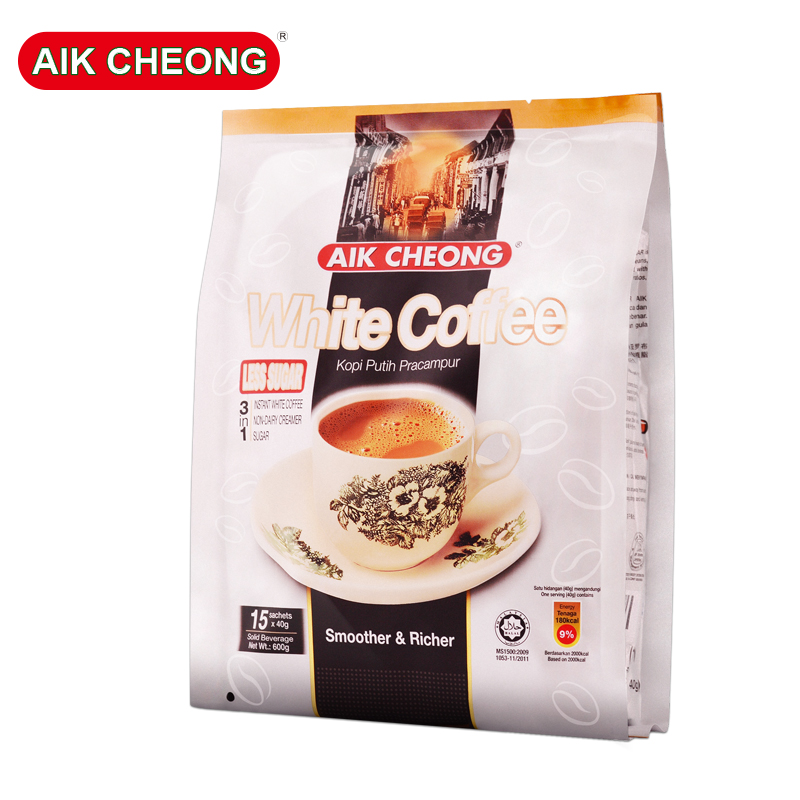 Malaysia imports Yanchang Street in three-in-one white coffee to reduce sugar instant coffee powder 15 to 600g