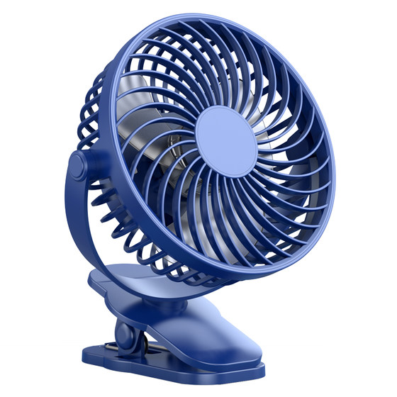 夹式风扇USB充电迷你随身便携小型学生宿舍强力超静音办公室桌面