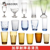 扬格 Пластиковая акриловая прозрачная чайная чашка для гостиной, бокал, PC-пластик, подходит для караоке-баров