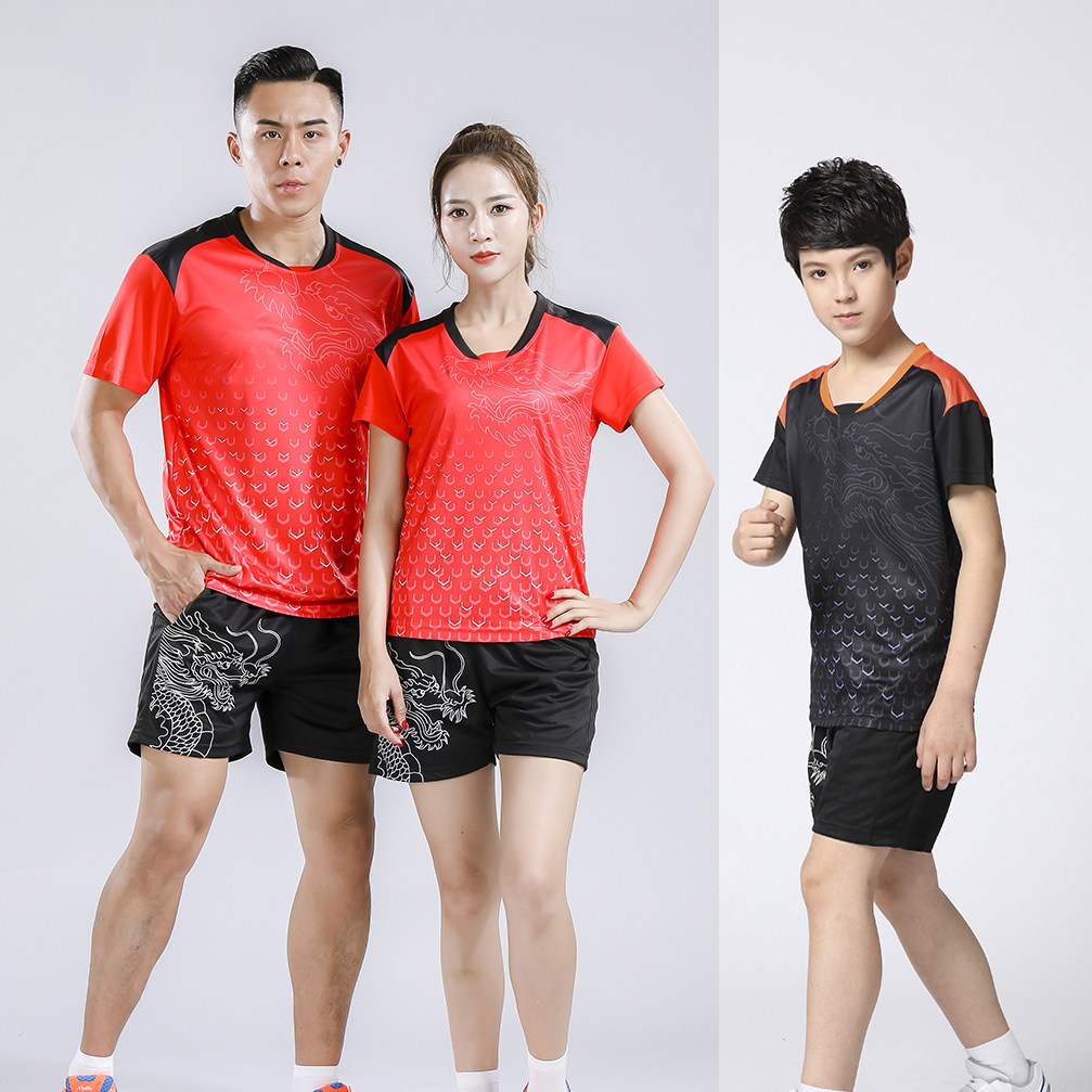 New custom men's volleyball suit suit team uniform short-sleeved children's volleyball game suit beach air volleyball suit for women