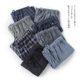 Summer foreign trade cotton double layer gauze trousers for men