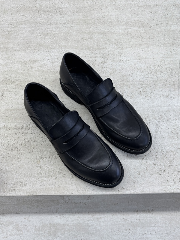 【First Anniversary Offer】The Wips G20 Handcrafted Goodyear Leather Shoes with Water-Dyed Vintage Finish and Top-Grain Horsehide Loafers
