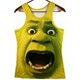 Funny 3D abdominal muscle man sweat vest plus size fat laughing orangutan personality monkey T-shirt bottoming shirt clothes sleeveless shirt