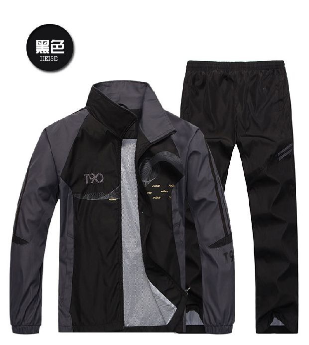 2019 quần áo thể thao nam mới hàng năm phần mỏng thường có kích thước lớn tay áo dài thanh niên trung niên phù hợp với thể thao nam - Thể thao sau quan ao the thao nu