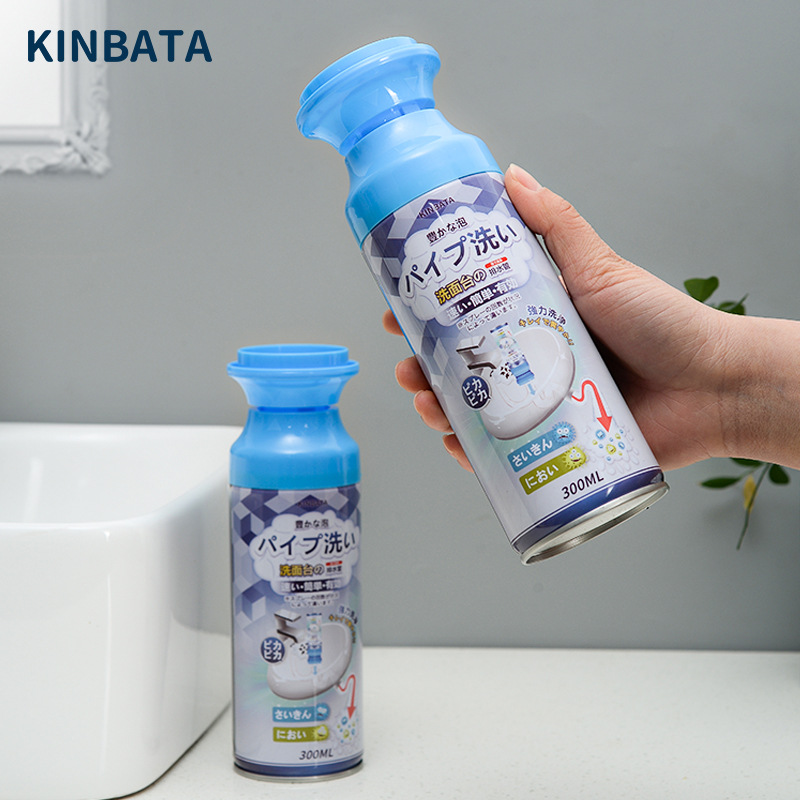 Japan kinbata foam pipe dredging agent kitchen toilet toilet sewer floor drain deodorant cleaning and anti-blocking