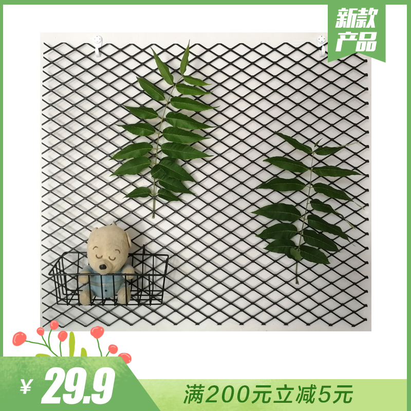 Thickened rhomboid mesh mesh sheet decoration partition hollowed-out suspended ceiling wire fence Screen Dining Room Barbed Wire