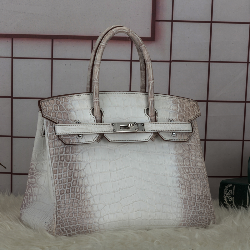 Avocado Leather Women With Packs Large Capacity Big Brands The Same Pure Hand-stitched Fashion Trends Himalayan White Platinum Bag Handbag