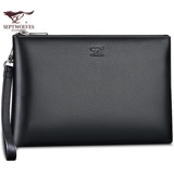 Septwolves, сумка с петлей на руку, элитная кожаная маленькая сумка клатч, из натуральной кожи