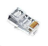 Réseau tête cristalline RJ45 8 têtes de cristal de tête ultra-cinq types de tête de cristal de réseau