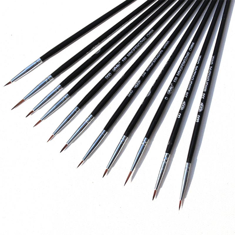 Fine tip hook pen Hook pen Stroke pen Detail stroke pen Acrylic paint Gouache paint hook pen