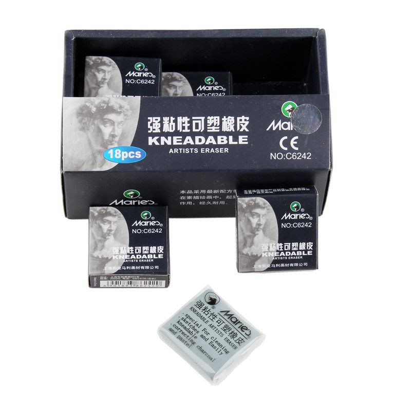 Marley brand 6242 Strong sticky plastic eraser Plasticine soft eraser Sketch sketch eraser