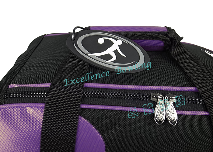 2013 mới chúng tôi elite ưu tú 1680 tiêu chuẩn đôi bóng drawbar bowling túi bowling túi màu tím 	bộ bowling grow	
