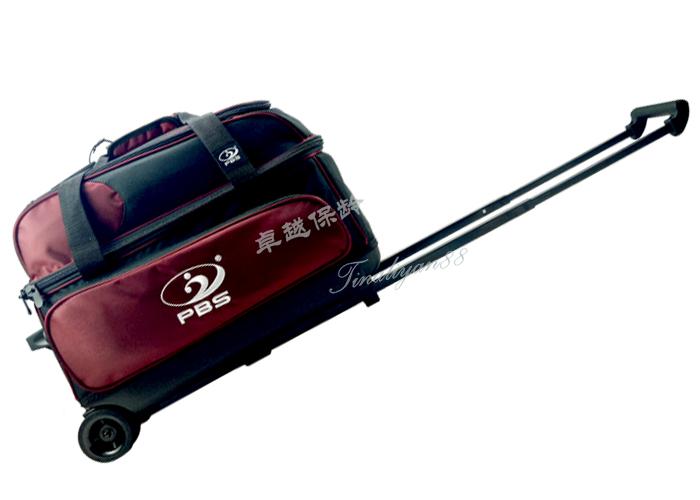 2017 new boutique 1680 DPBS bóng đôi drawbar bowling túi bowling bag hai túi bóng rượu vang đỏ bộ đồ chơi bowling enfa	