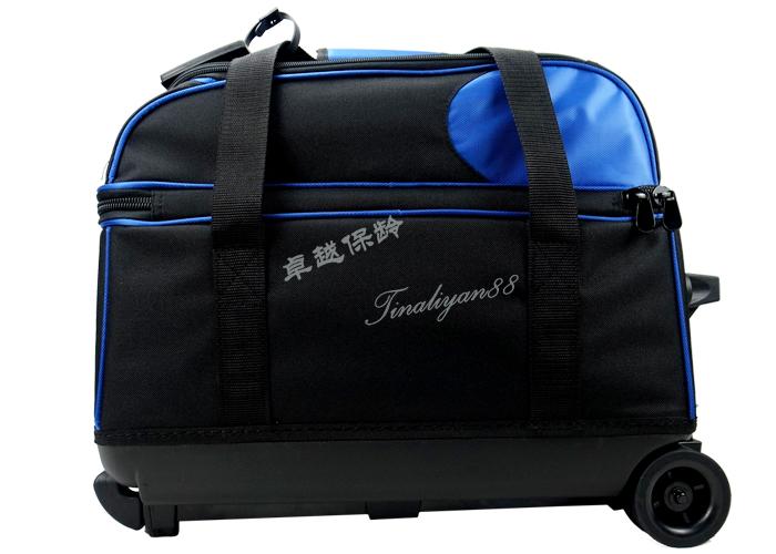 2017 new boutique 1680 DPBS bóng đôi drawbar bowling túi bowling bag hai túi bóng sapphire màu xanh 	mua bộ bowling	