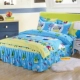 Sanding dày giường bông giường bông váy một gia đình bốn bộ giường 1,8 m đôi chăn bedspread đoạn 2.0m - Bộ đồ giường bốn mảnh