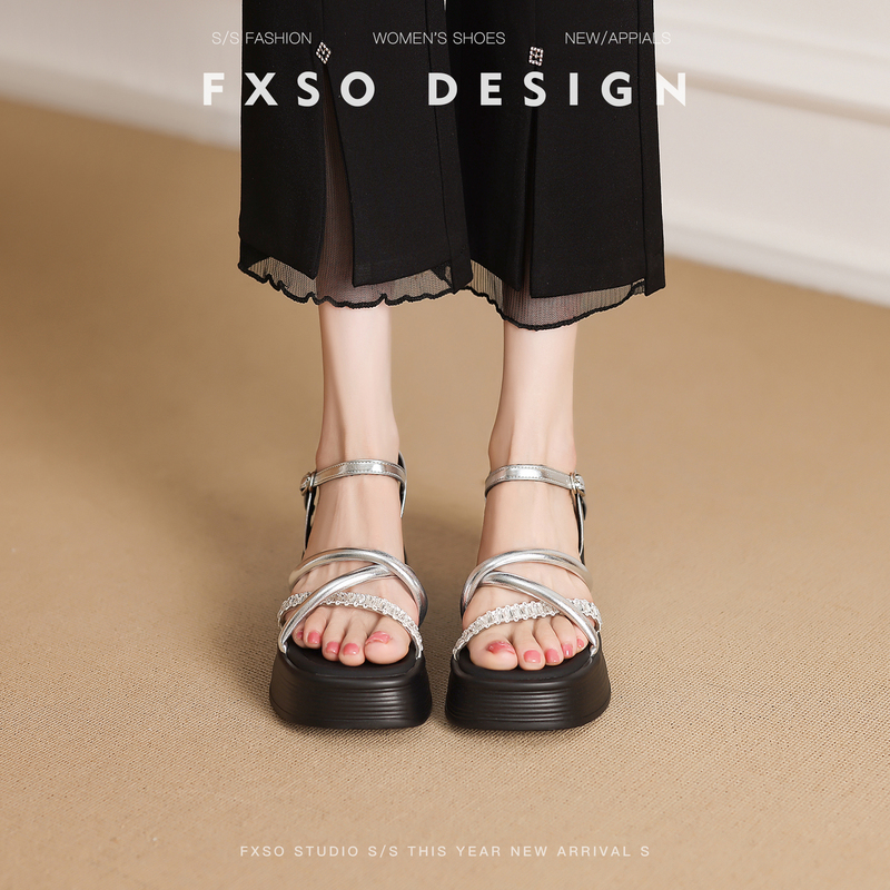 Sheepskin Thick-Soled Height-Increasing Roman Sandals for Women, Summer 2026 New Style, Stunning and Super Popular, Great for Petite Women, Very Attractive Women's Shoes Sheepskin Thick-Soled Height-Increasing Roman Sandals for Women, Summer 2026 New Style, Stunning and Super Popular, Great for Petite Women, Very Attractive Women's Shoes