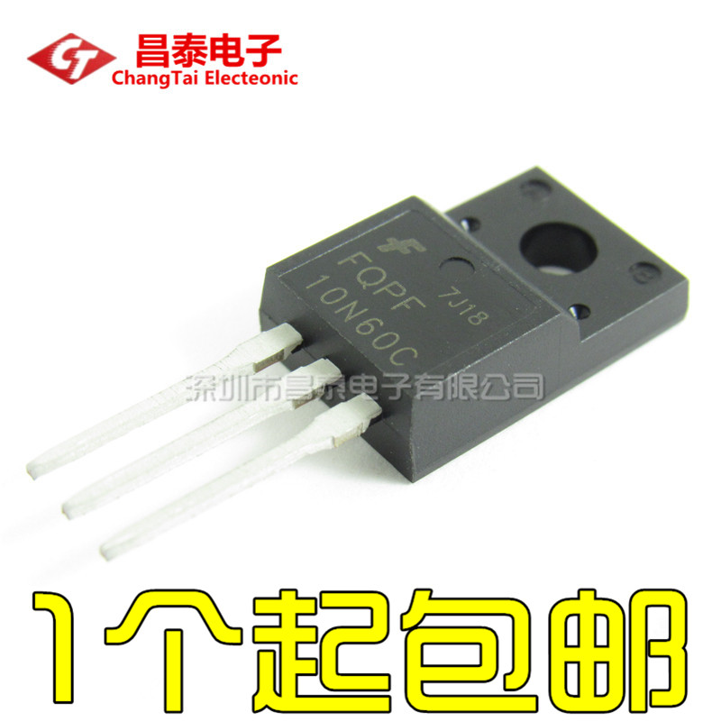 Field effect transistor 10N60C FQPF10N60C SSS10N60A P10NK60ZFP LCD power supply
