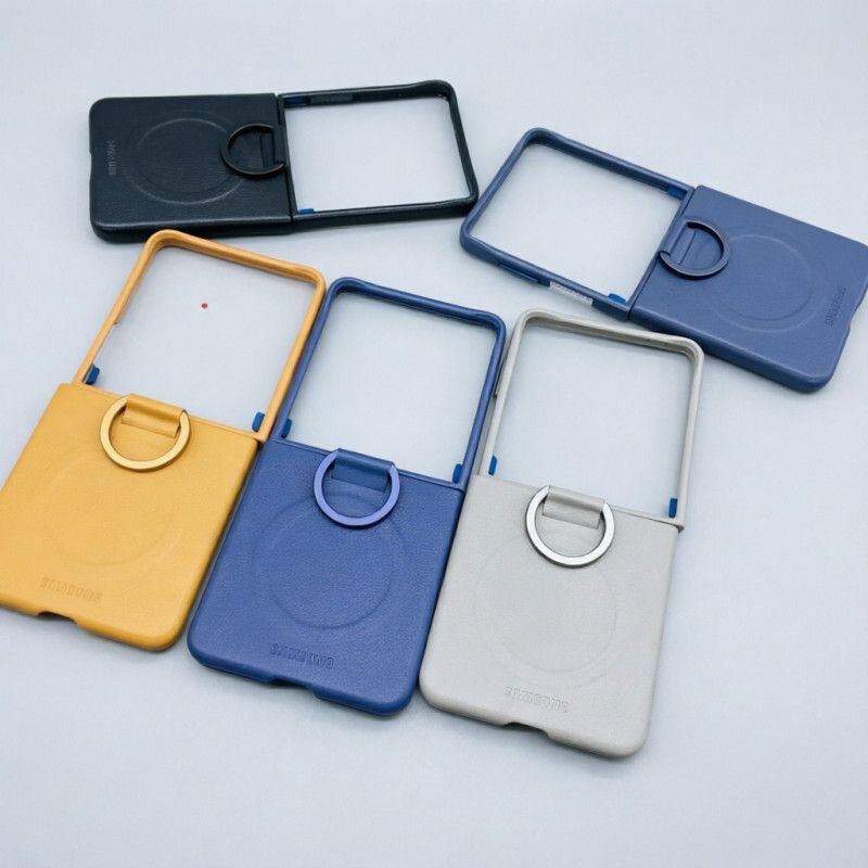 Suitable for the New Samsung Zflip8 Mobile Phone Case, Eco-Leather Magnetic All-Inclusive Protective Cover, Galaxy Flip 30% off Foldable Screen Large Window Ring Stand Case, Ultra-Thin Official Same Model Suitable for the New Samsung Zflip8 Mobile Phone Case, Eco-Leather Magnetic All-Inclusive Protective Cover, Galaxy Flip 30% off Foldable Screen Large Window Ring Stand Case, Ultra-Thin Official Same Model