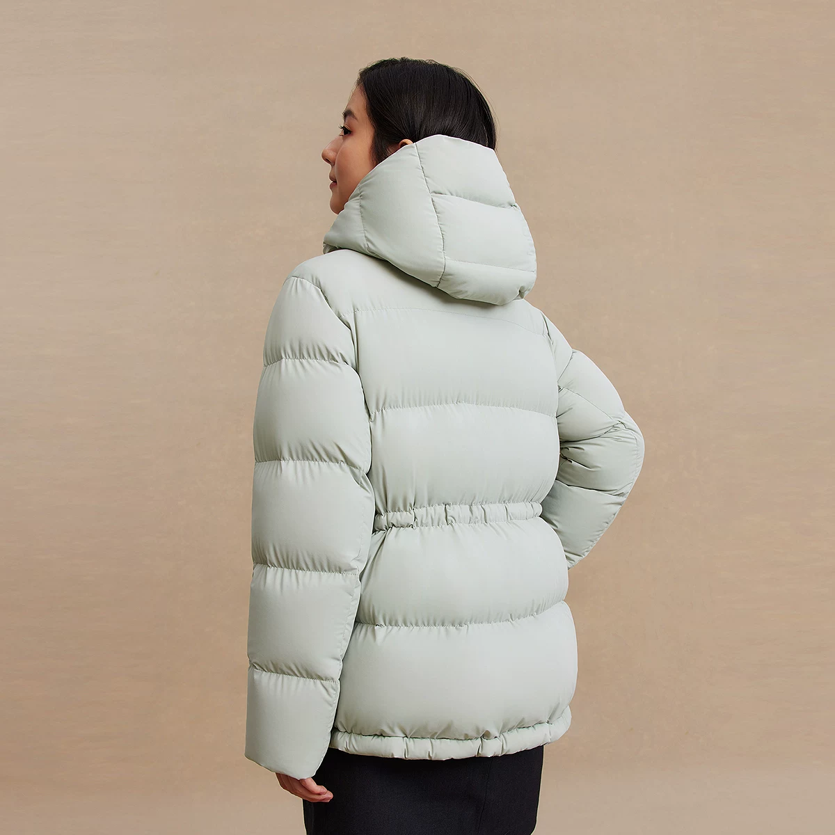 Removable down jacket, postpartum bandage, elastic keep warm brace