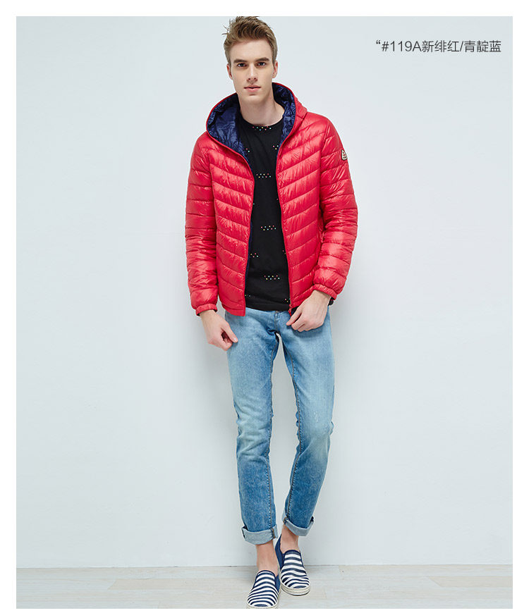 Blouson homme BOSIDENG    en Nylon - Ref 3120155 Image 22