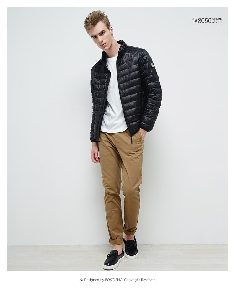 Blouson homme BOSIDENG    en Nylon - Ref 3120100 Image 38