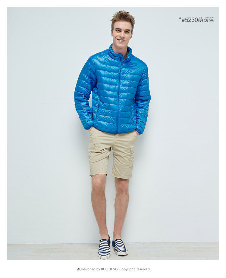 Blouson homme BOSIDENG    en Nylon - Ref 3120100 Image 36