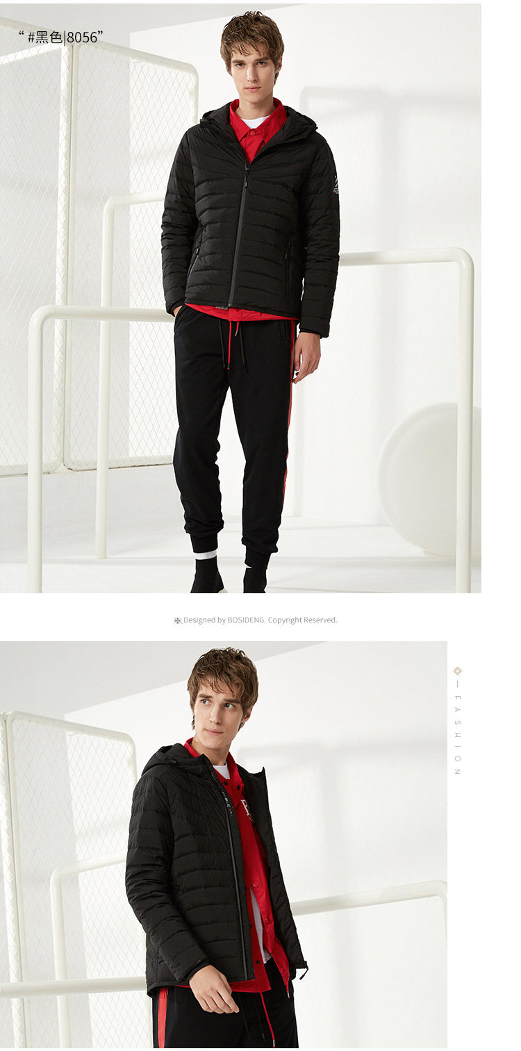 Blouson homme BOSIDENG    en Nylon - Ref 3120785 Image 18