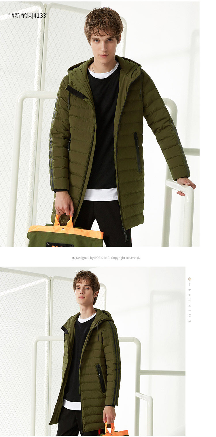 Blouson homme BOSIDENG    en Nylon - Ref 3120009 Image 17