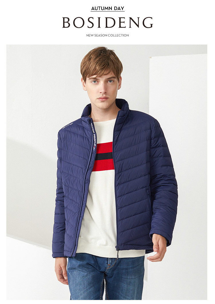 Blouson homme BOSIDENG    en Nylon - Ref 3120174 Image 7