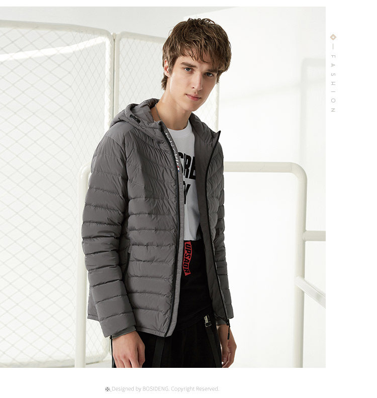 Blouson homme BOSIDENG    en Nylon - Ref 3120785 Image 16