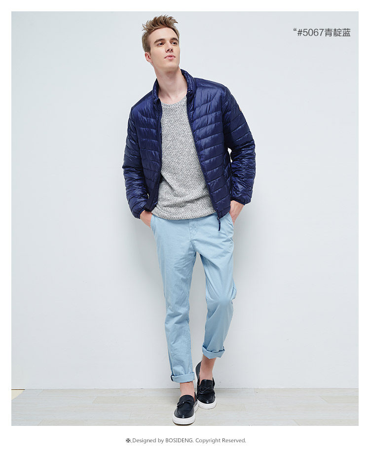 Blouson homme BOSIDENG    en Nylon - Ref 3120100 Image 32