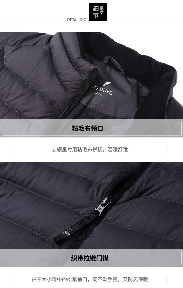 Blouson homme BOSIDENG    en Nylon - Ref 3120031 Image 28