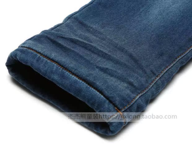 Quần áo mùa đông cá rất nhỏ 35977 bé trai quần denim 100-130 full trăm quần áo trẻ em cao cấp