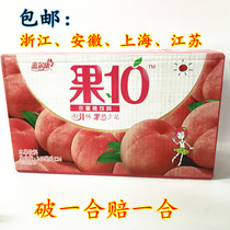 Jiangsu Zhejiang Shanghai and Anhui Huier Kangguo 10 series fruit juice drinks Peach flavor drinks 248ml*24 boxes