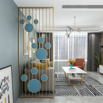 Nordic small apartment creative footprint soft bag screen guest restaurant partition screen home shoe cabinet half decorative screen