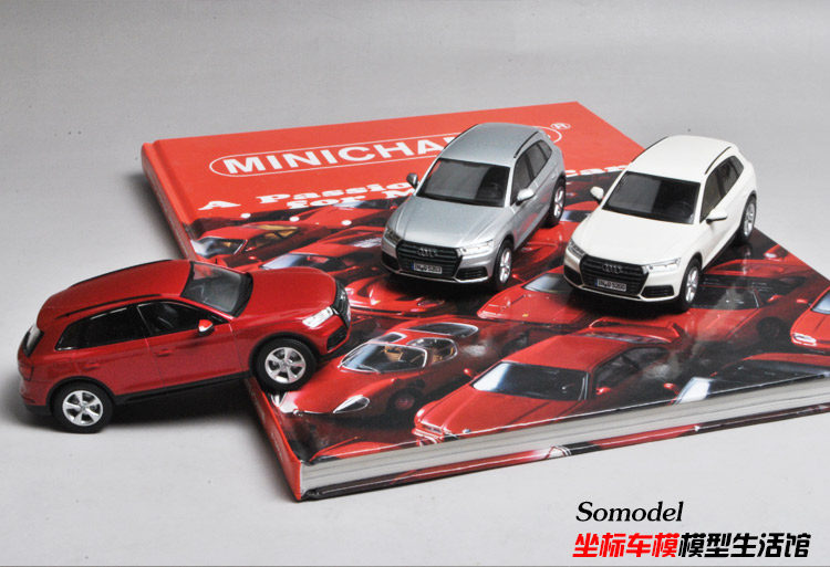 熱賣 奧迪q5車模1 43原廠奧迪a1 A6 Q2 Audi Q5越野車合金仿真汽車模型 露天拍賣