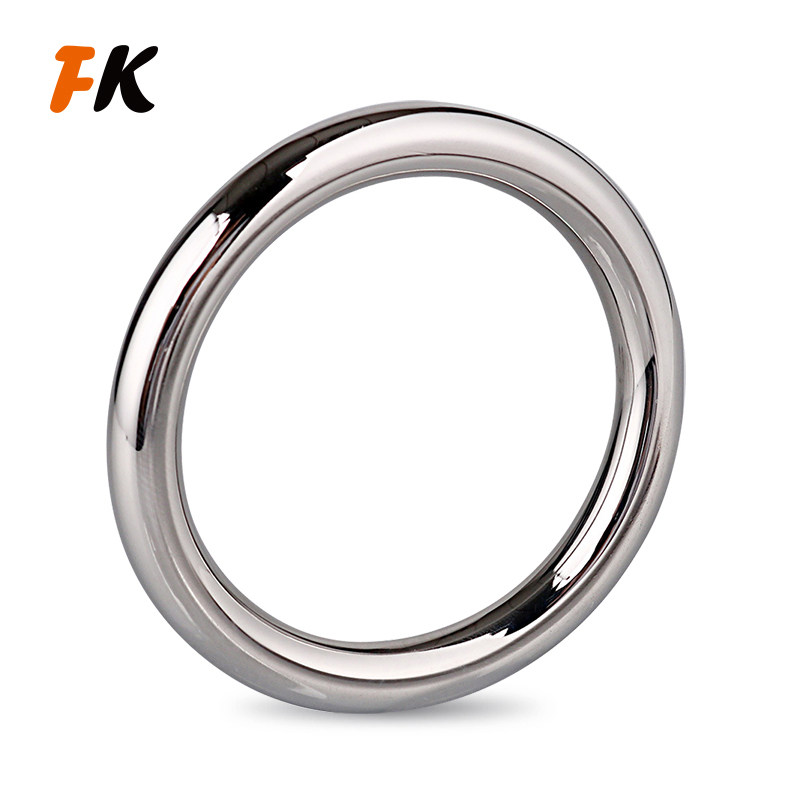 Men's stainless steel lock ring, metal solid ring, foreskin resistance ring, sm gay adult ring