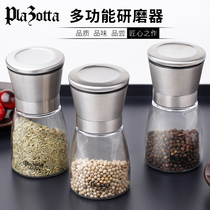 German plazotta stainless steel grinding tank Pepper Black Pepper Powder Grain Manual Grinding Bottle Sauce Bottle