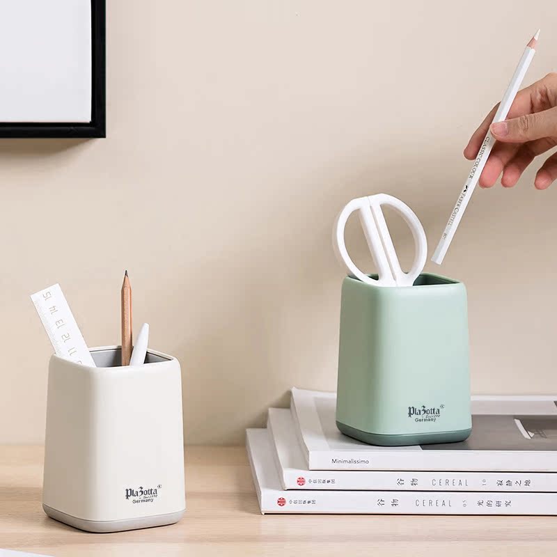 German plazotta desktop containing box home minimalist office supplies pen barrel stationery makeup brush shelve