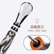 Special two-in-one textured pressure rod for pipes metal bottom hollow pressure rod zinc alloy anti-flare-out pipe accessories