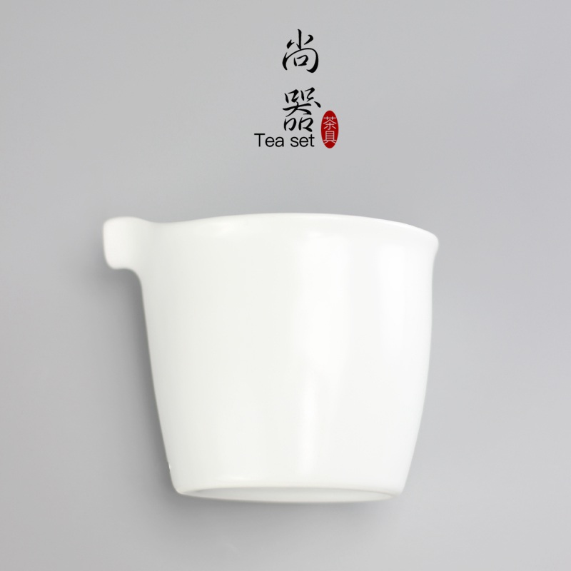 Champ Handmade Matt Grease White Fair Cup Uniform Cup Korn Tea Accessories Tea Sea Tea Cup Ceramic Sub Tea