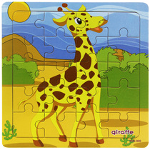 Baby childrens wooden puzzle 2-3-4-5-6-year-old early education benefit intelligence three-dimensional assembly toy