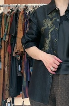 Yichen Liangpin Xiangyun yarn top NXYS long-sleeved shirt 24037 hand-painted Xiangyun