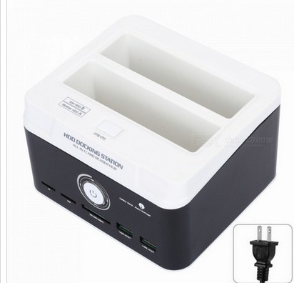 Desktop computer USB3 0 portable hard drive box 2 5 3 5 inch notebook serial hard drive seat Card reader HUB