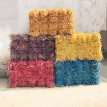 Haystacks natural dry straw square and round haystacks strawstacks colorful straw benches shooting props and event decorations