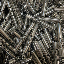 201304 stainless steel round pipe square pipe three-dimensional laser cut punching with notched arbitrary machining welding