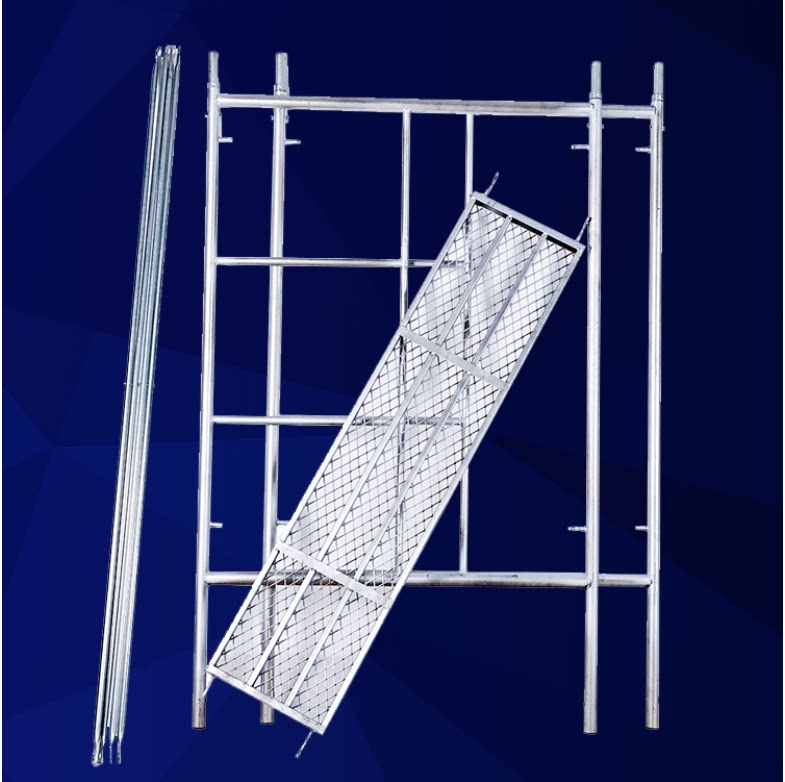 Factory direct thickened and weighted (galvanized material trapezoidal door frame mobile frame folding movable eagle frame